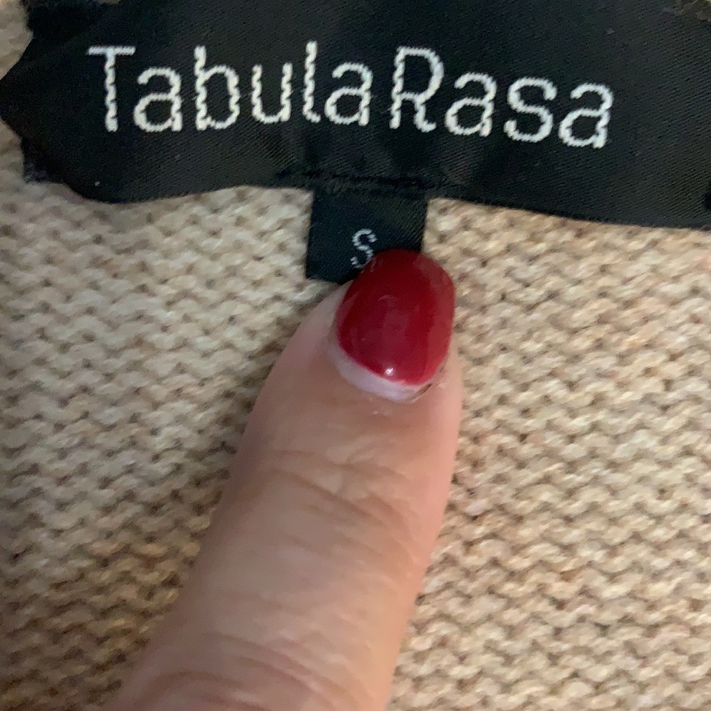 Tabula Rasa Long Open Cardigan Size Small - Picture 12 of 13